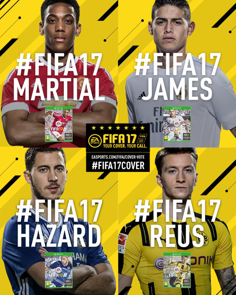 FIFA 17 Cover Abstimmung